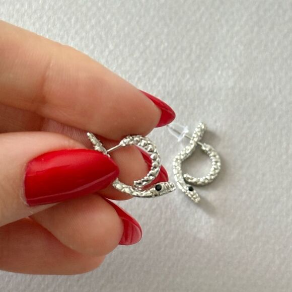 snake earrings A758 - Picture 4 of 4